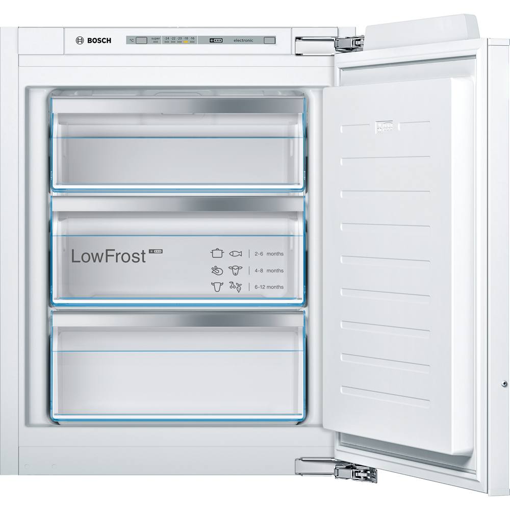 GIV11AFE0 Serie 6, Einbau-Gefrierschrank, 71.2 x 55.8 cm, Flachscharnier 