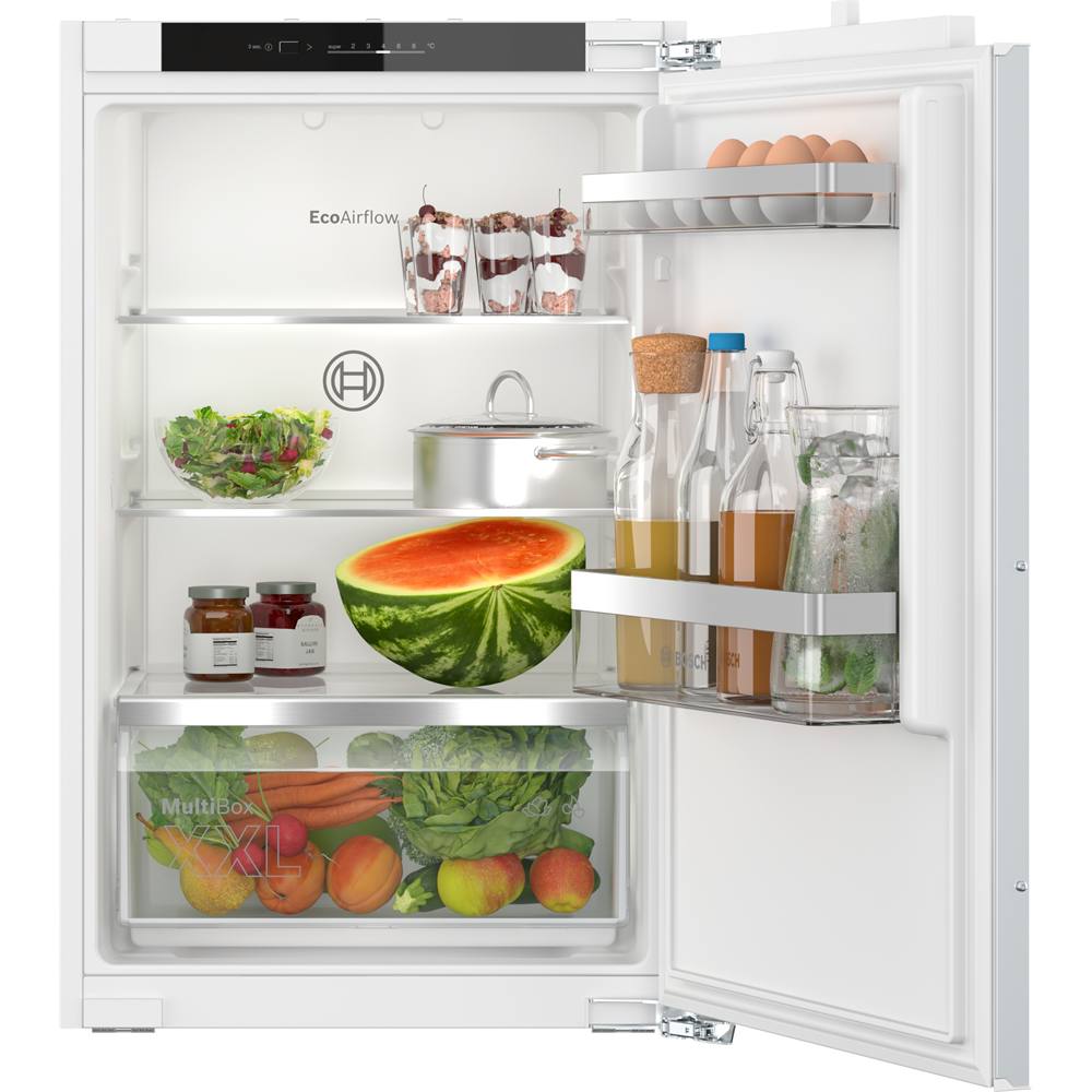 KIR212FE0 Serie 4, Einbau-Kühlschrank, 88 x 56 cm, Flachscharnier,